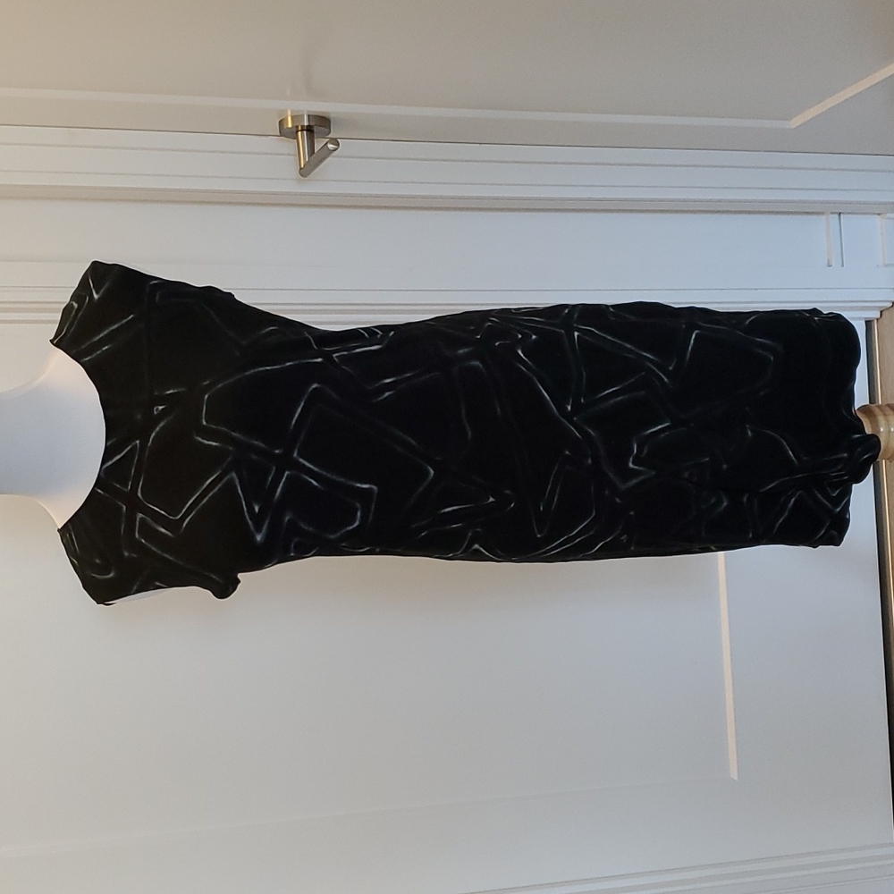 Rock N Karma Black Dress - Little Black Dress with Geometric Touch